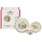 Bunnykins 3 Piece Melamine Set Red Baby Feeding Set