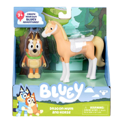 Bluey Dragon Mum and Horse Figure