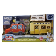 VTech Toot-Toot Drivers Bluey Family Car & Caravan