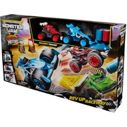 Monster Jam Monster Motors Rev Up Raceway Playset