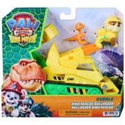 PAW Patrol: The Dino Movie Vehicle Rubble Dino Rescue Bulldozer