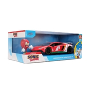 Sonic the Hedgehog Lamborghini Aventador SV 1:24 Scale Diecast Vehicle (with Knuckles