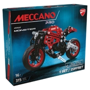 Meccano Pro Ducati Monster S.T.E.A.M Building Kit, 315 Parts 