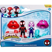 Marvel Spidey and His Amazing Friends Water-Webs Pirate Ghost-Spider and Pirate Spin 2 Pack 3 Inch Figure