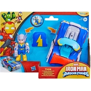 Marvel Iron Man and his Awesome Friends Thor Thunder Roadracer Action Figure & Toy Vehicle