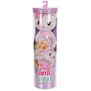 Barbie Cutie Reveal Doll & Accessories, Cuddly Series Kitten With 10 Surprises