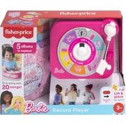 Fisher-Price Barbie Record Player Musical Toy Pretend Play