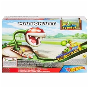 Hot Wheels Mario Kart Piranha Plant Slide Trackset with Yoshi
