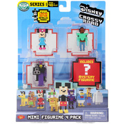 Disney Crossy Road Series 1 Mini Figurine 4 Pack - Choose from 6 Packs