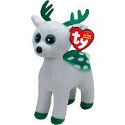 Ty Beanie Boos Regular 6" - Xmas Peppermint the White Reindeer Plush