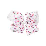 Jojo Siwa Bow Plain Assorted [Colour: White Flamingo]