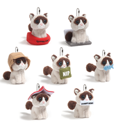 Gund Grumpy Cat Surprise Series 1 Plush Keyring - Choose from 4