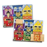 Melissa & Doug Wooden Latches Board Playset