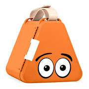 Teebee - Play on the go Multipurpose Toy box Orange