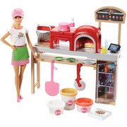 Barbie Pizza Chef Doll and Playset, Blonde 