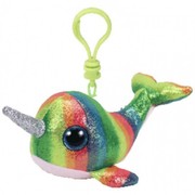 Ty Beanie Boos Clip Ons Nori The Narwhal Plush