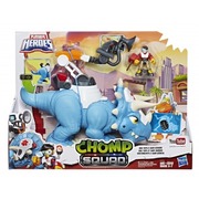 Playskool Heroes Chomp Squad Doc Tops Dino and Sam Scrubs 