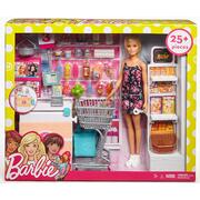 Barbie Supermarket with Blonde Doll Playset