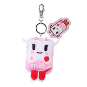 Tokidoki Plush Strawberry Milk Moofia Plush Keychain Clip on