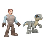 Imaginext Jurassic World Pack Owen + Blue