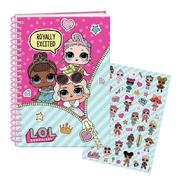 LOL Surprise A5 Notebook With Stickers