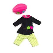 Miniland Doll Clothes Stripey Leggings Winter Set 32cm