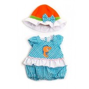 Miniland Doll Clothes Light Romper & Hat Set 32cm