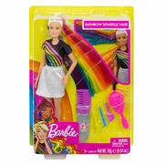 Barbie Rainbow Sparkle Hair Doll Playset