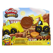 Play-Doh Wheels Excavator and Loader Toy Construction Trucks