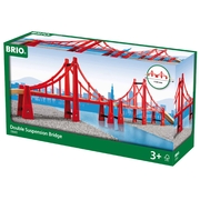 Brio World Double Suspension Train Bridge 5pc 33683