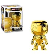 Funko Pop Marvel Studios 10th Anniversary Iron Man Gold Chrome #375