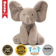 Peek-a-boo Flappy Elephant Animated Plush 30cm
