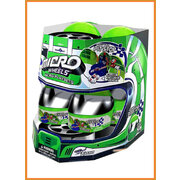 Micro Wheels Mini Motorized Machines - Choose from Helmet or Tyer