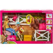 Barbie Hugs 'N' Horses Doll Playset with Chelsea 