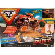 Monster Jam Dirt Deluxe Set With Kinetic sand - Choose from 2
