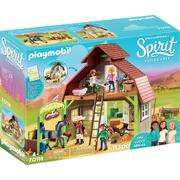 Playmobil Spirit Riding Free Barn with Lucky, Pru and Abigail 70118