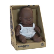 Miniland Educational Baby Doll African Girl 21cm