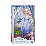 Disney Frozen 2 Storytelling Fashion Doll Elsa, Pabbie & Salamander Figures 