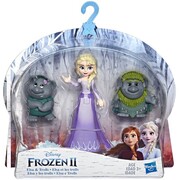 Disney Frozen 2 Elsa Small Doll with Troll Figures