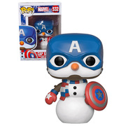 Funko Pop Marvel Captain America Holiday Cap Snowman #532 Vinyl Figure