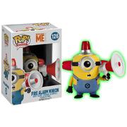 Funko Pop Despicable Me Fire Alarm Minion Glow in The Dark #126 Vinyl Figure