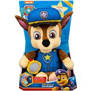Paw Patrol Snuggle Up CHASE Lights and Sounds Plush With Flashlight 