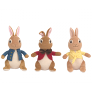 Peter Rabbit Movie 2 Soft Toy Plush 18cm - Choose from 3 (Peter, Mospy and Flopsy)