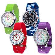 Ertt Easy Read Time Teacher Watch 12/24 hour - Choose from 5 Colors