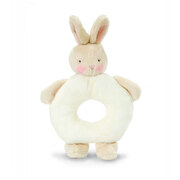 Bunnies By The Bay Bunny Ring Rattle [Colour: White]