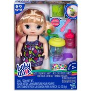 Baby Alive Sweet Spoonfuls Baby Doll Girl - Blonde Straight Hair