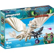 Playmobil How to Train your Dragon Light Fury with Kids 16pc 70038 