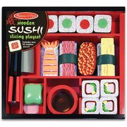 Melissa & Doug Wooden Sushi Slicing Play Set Play Food