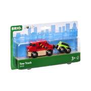 Brio World Tow Truck and Car