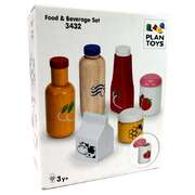 PlanToys  Wooden Food & Beverage Set 3432
